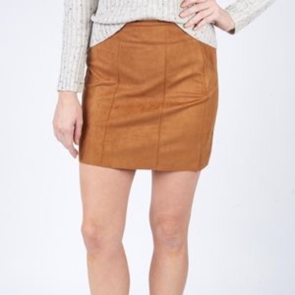 Braeve Suede Skirt